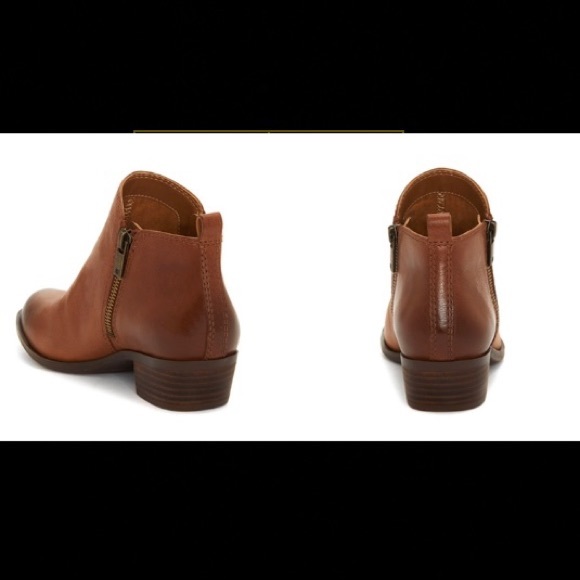 Lucky Brand Basel Leather Flat Bootie - Picture 2 of 9